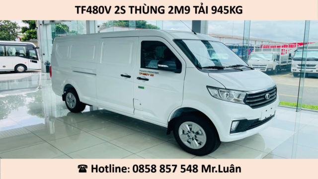 XE VAN 2 CHỖ THACO TF480 THÙNG 2M9 TẢI 945KG