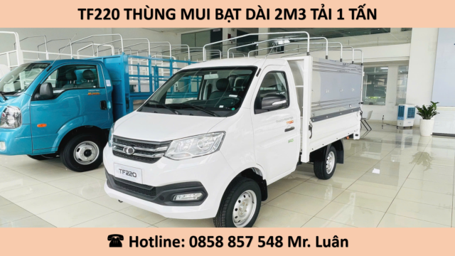 XE TẢI 1 TẤN MÁY XĂNG THACO TF220