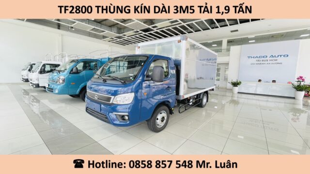XE TẢI MÁY DẦU 2 TẤN TF2800 THÙNG 3M5