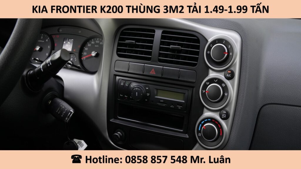 kia frontier k200 thùng lửng 3m2