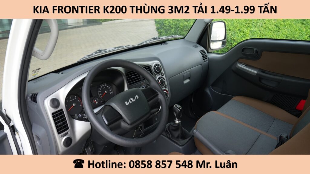 kia frontier k200 thùng lửng 3m2