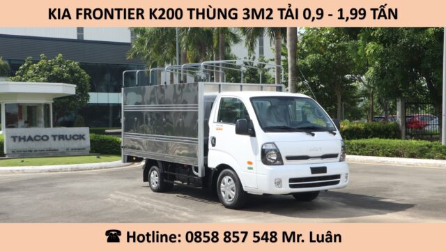 XE KIA K200 THÙNG 3M2 MỞ 2 CỬA