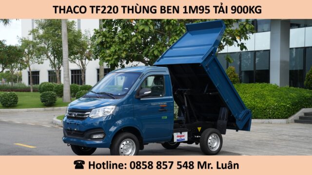 XE BEN THACO TF220 1 KHỐI 900KG