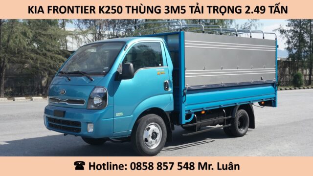 XE KIA K250 THÙNG 3M5 MUI BẠT 3 BỬNG