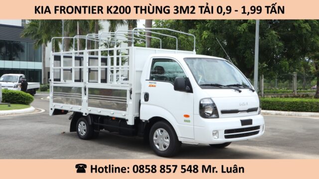 XE TẢI KIA K200 THÙNG 3M2 MỞ 5 BỬNG