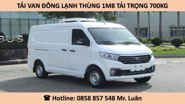 XE VAN ĐÔNG LẠNH TF420 THÙNG 1M8 TẢI 700KG