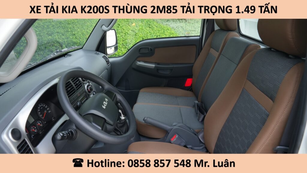 GIÁ KIA K200S THÙNG KÍN 2M85