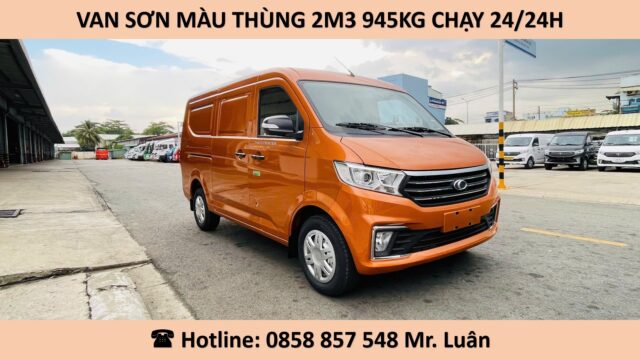 GIÁ VAN SƠN MÀU THÙNG 2M3 TẢI 945KG