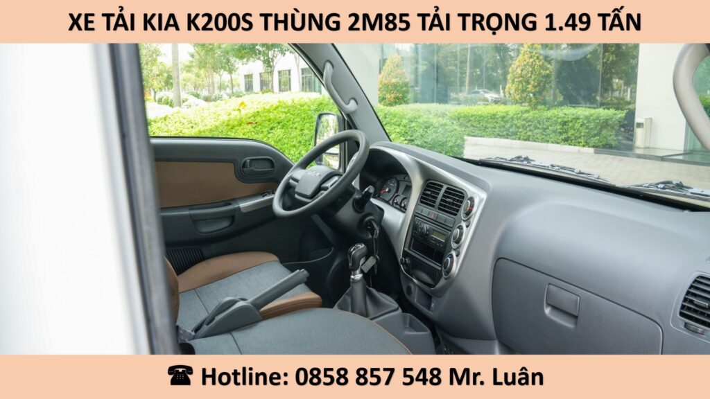 GIÁ KIA K200S THÙNG KÍN 2M85