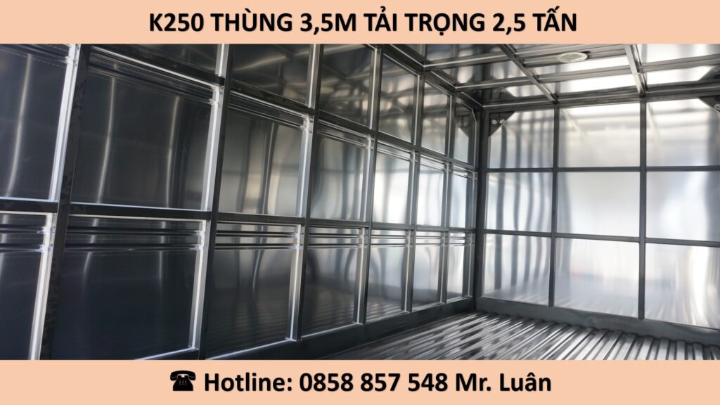 GIÁ KIA K250 THÙNG KÍN 3M5