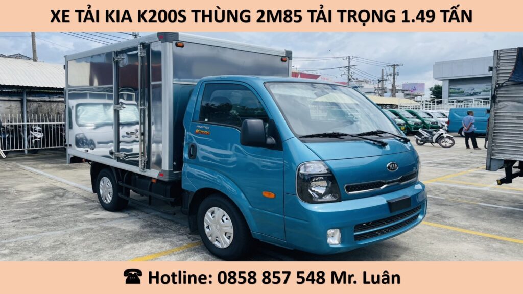GIÁ KIA K200S THÙNG KÍN 2M85