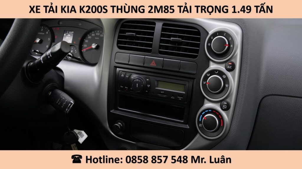 GIÁ KIA K200S THÙNG KÍN 2M85