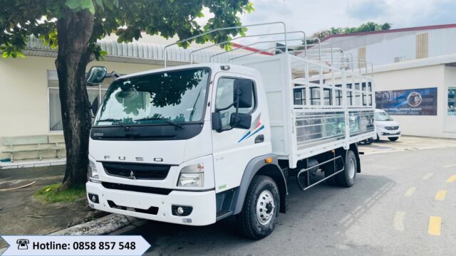 XE TẢI FUSO FA1014R THÙNG MUI BẠT 5.75 TẤN