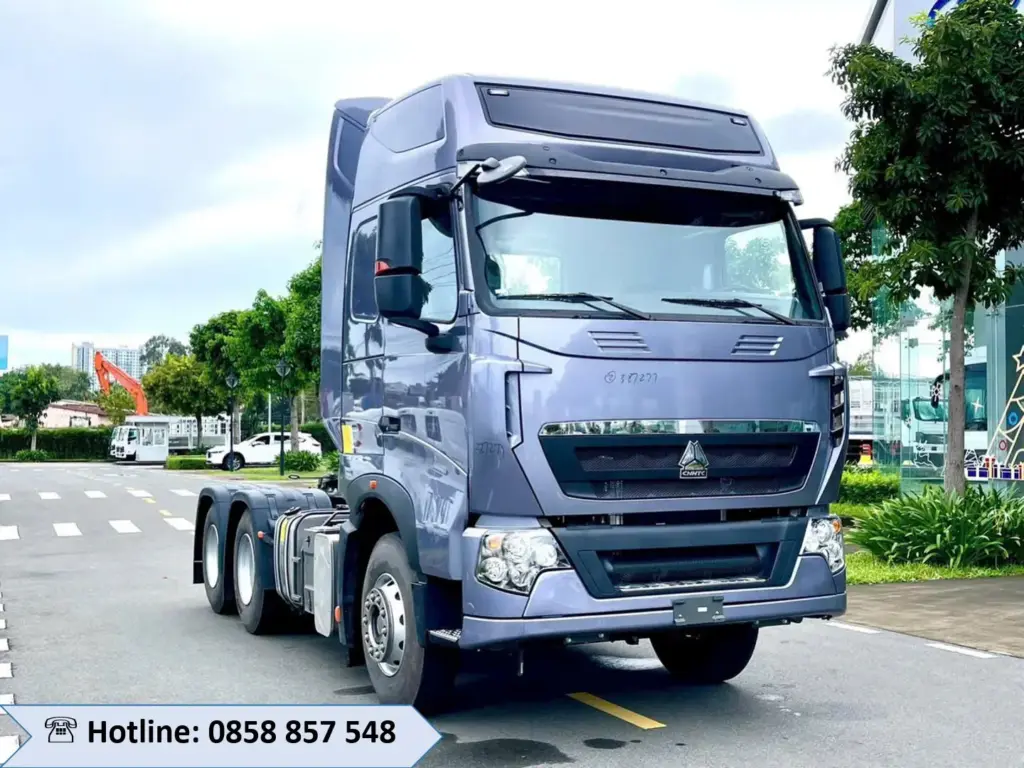 đầu kéo howo t7h màu xám