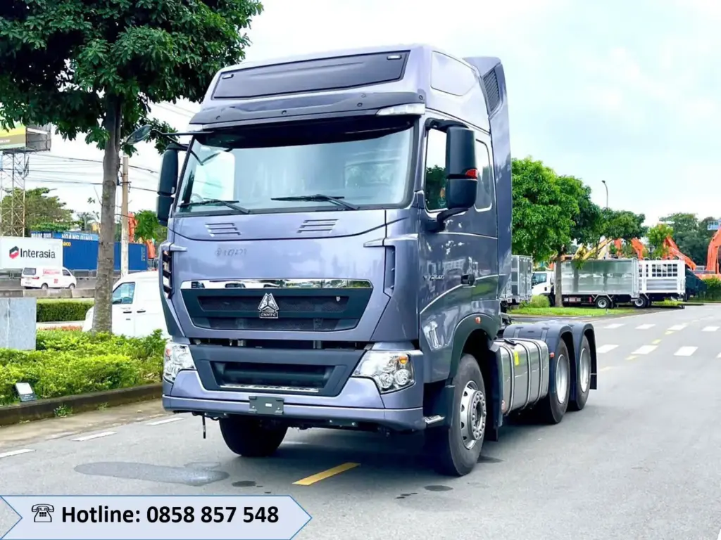đầu kéo howo t7h màu xám