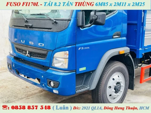 Alternative view of FUSO FI 170L THÙNG MUI BẠT EURO 5 - TẢI TRỌNG 8 TẤN 2