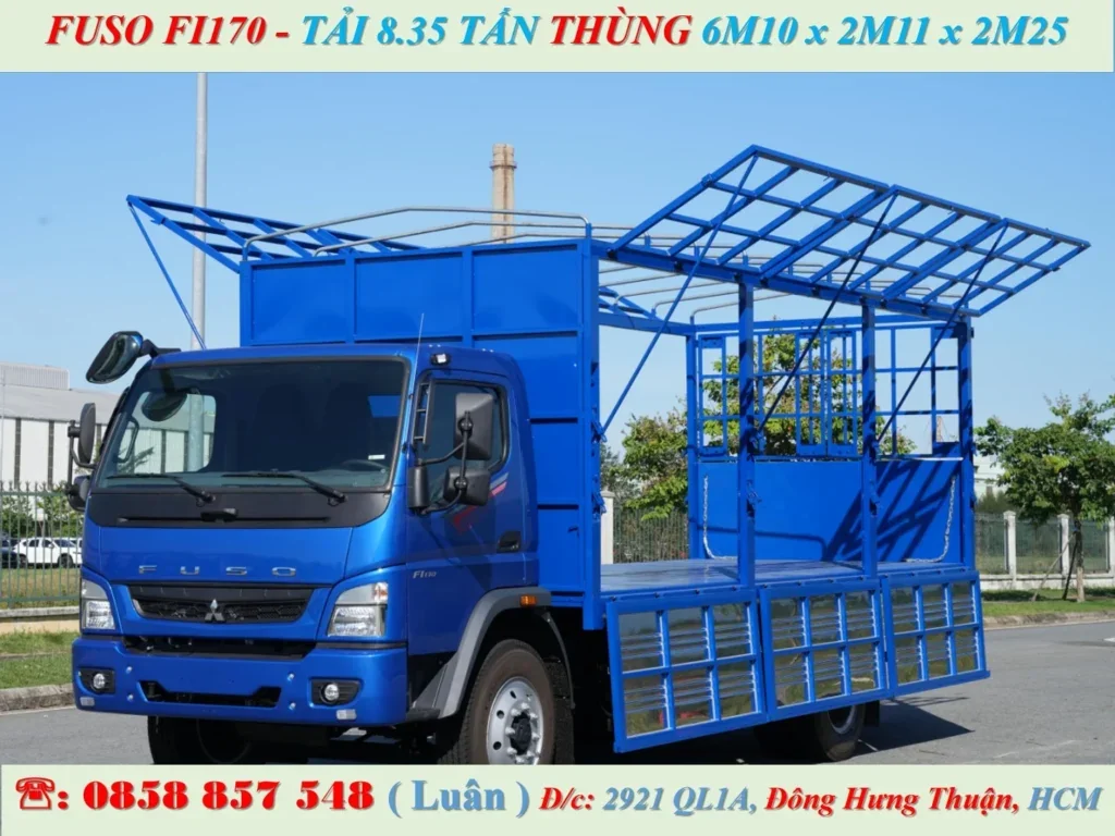 fuso fi170 thùng mui bạt