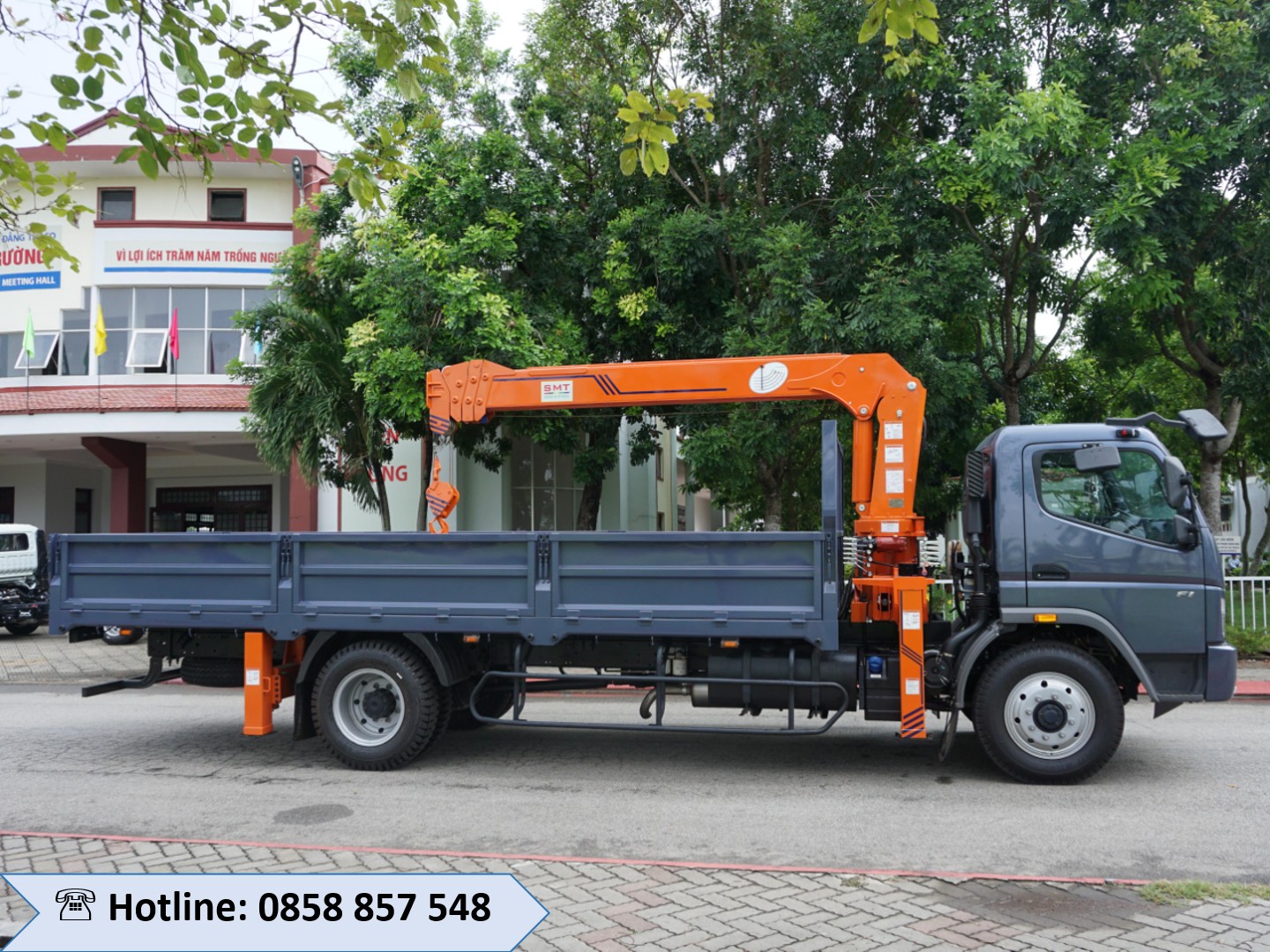 FUSO FI170L GẮN CẨU UNIC 3 TẤN 4 KHÚC - TẢI 7 TẤN 2 - Ảnh 4