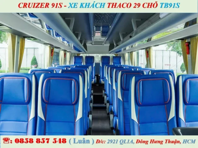 Alternative view of CRUIZER 91S XE KHÁCH 29 CHỖ - THACO TB91 MÁY 240 PS