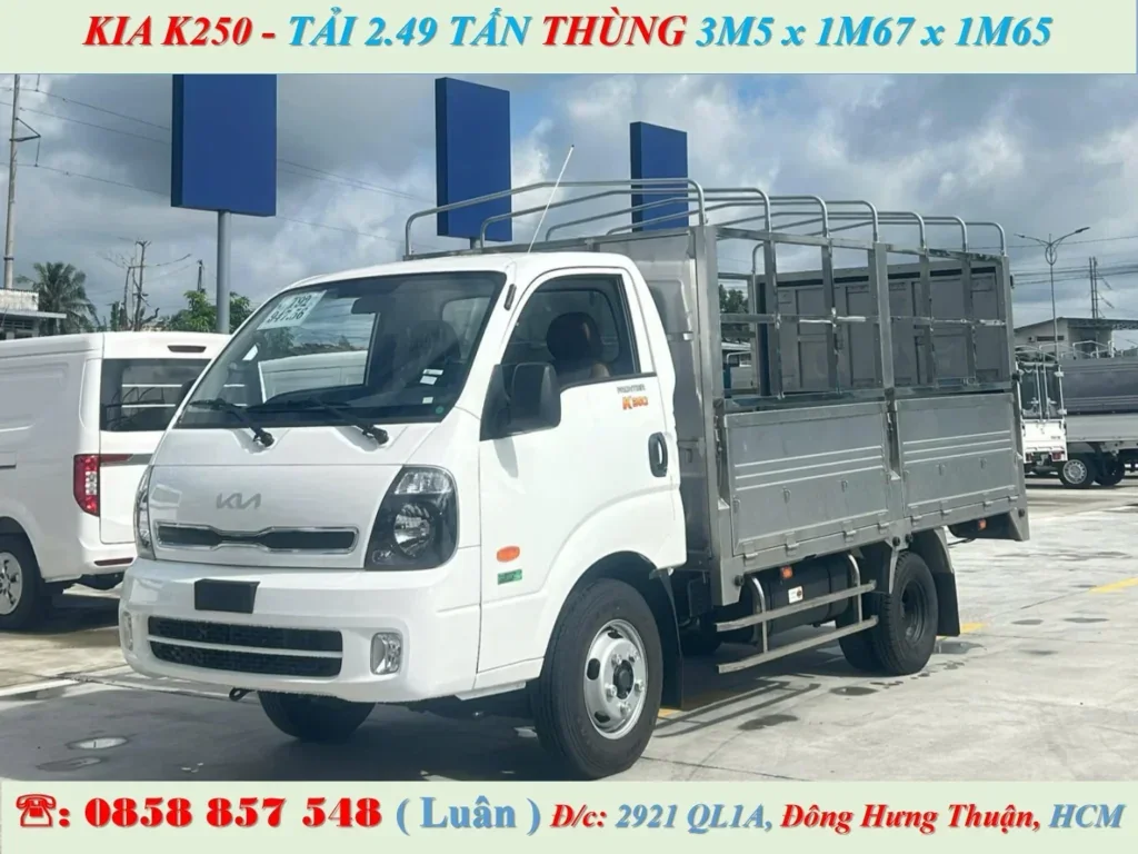 kia k250 mui bạt 5 bửng