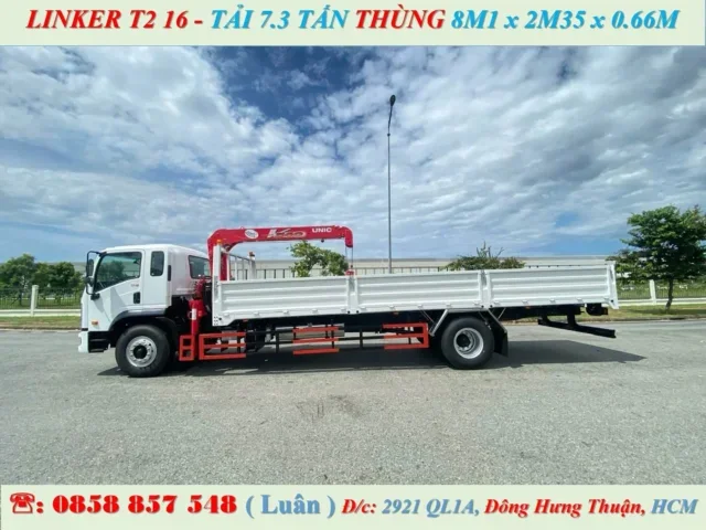 Alternative view of THACO LINKER T2 16 ĐÓNG CẨU UNIC343 LỰC NÂNG 3 TẤN