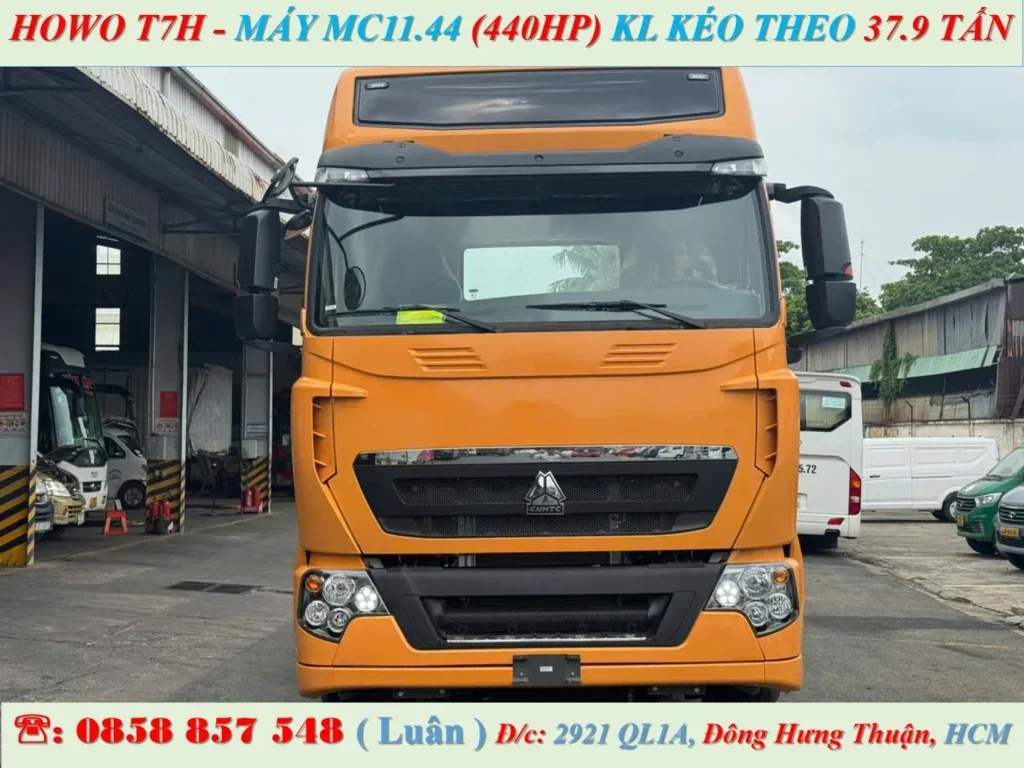 HOWO T7H 440 HP màu vàng