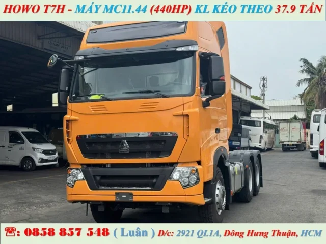 howo t7h 440 hp cầu láp