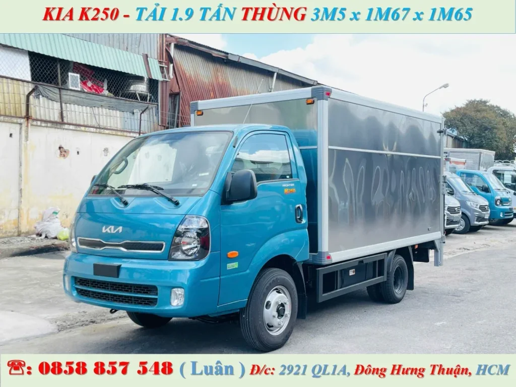 KIA K250 THÙNG KÍN BỬNG NÂNG