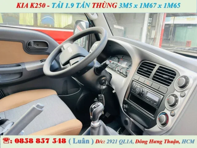 KIA K250 THÙNG KÍN BỬNG NÂNG