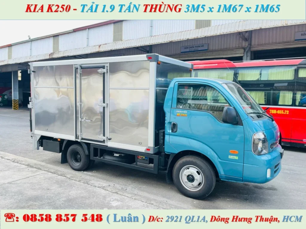 KIA K250 THÙNG KÍN BỬNG NÂNG