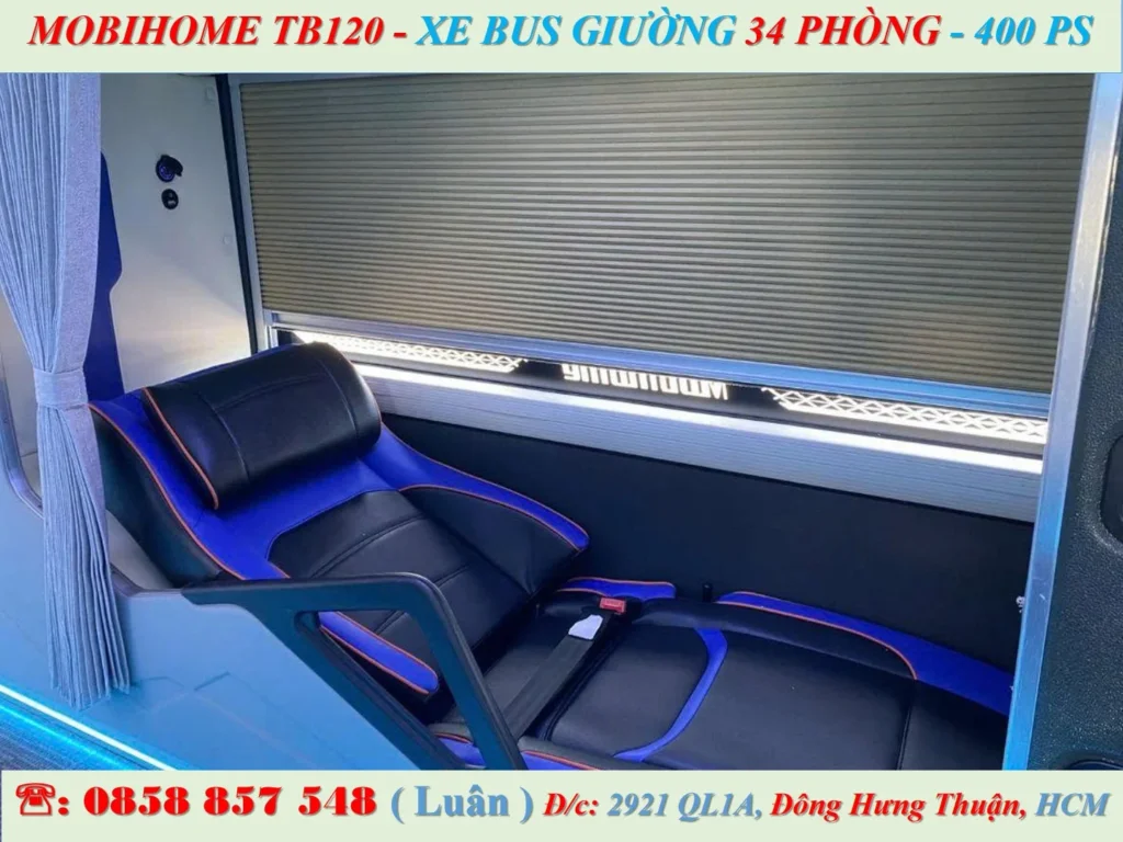 NỘI THẤT THACO MOBIHOME TB120 34 GIƯỜNG