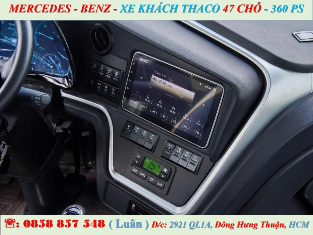 XE 47 CHỖ MERCEDES-BENZ MB120S NỘI THẤT 