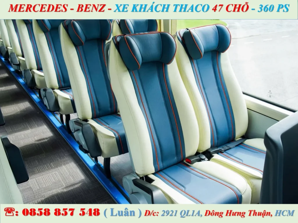 XE 47 CHỖ MERCEDES-BENZ MB120S NỘI THẤT 