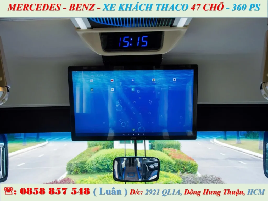 XE 47 CHỖ MERCEDES-BENZ MB120S NỘI THẤT 