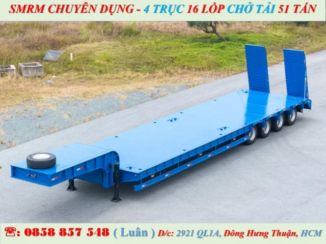 SMRM CHUYÊN DỤNG 4 TRỤC 16 LỐP CHỞ TẢI 51 TẤN
