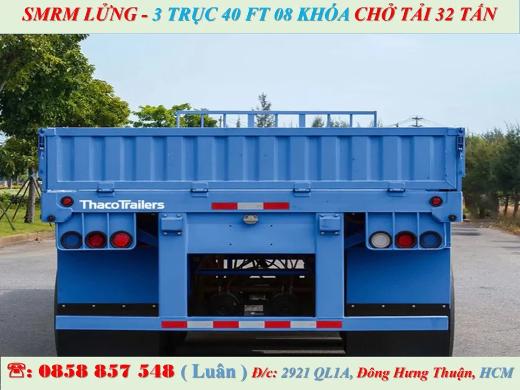 SMRM THÙNG LỬNG 3 TRỤC 40FT