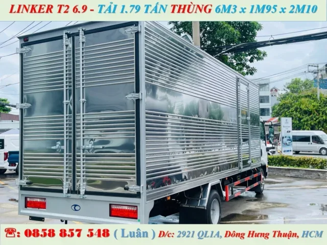 thaco linker t2 6.9 thùng kín