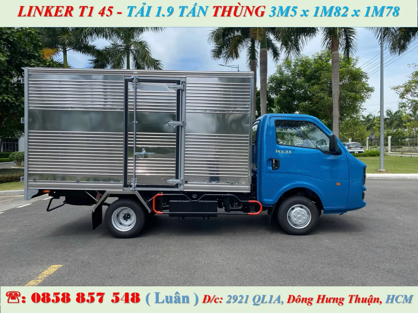 THACO TOWNER T1 45 THÙNG KÍN