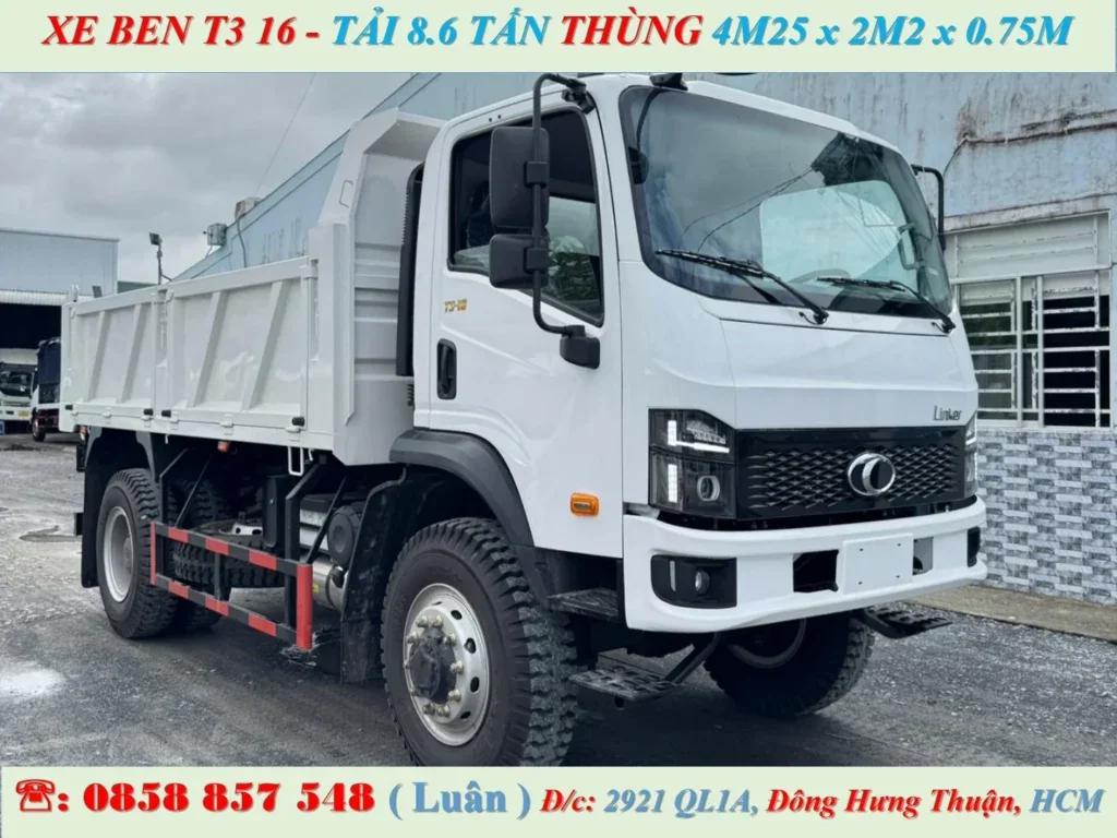 xe ben thaco 2 cầu dầu