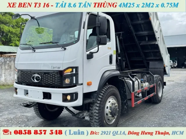 Alternative view of XE BEN THACO 2 CẦU DẦU (7 KHỐI) LINKER T3 16 TẢI 8.6 TẤN