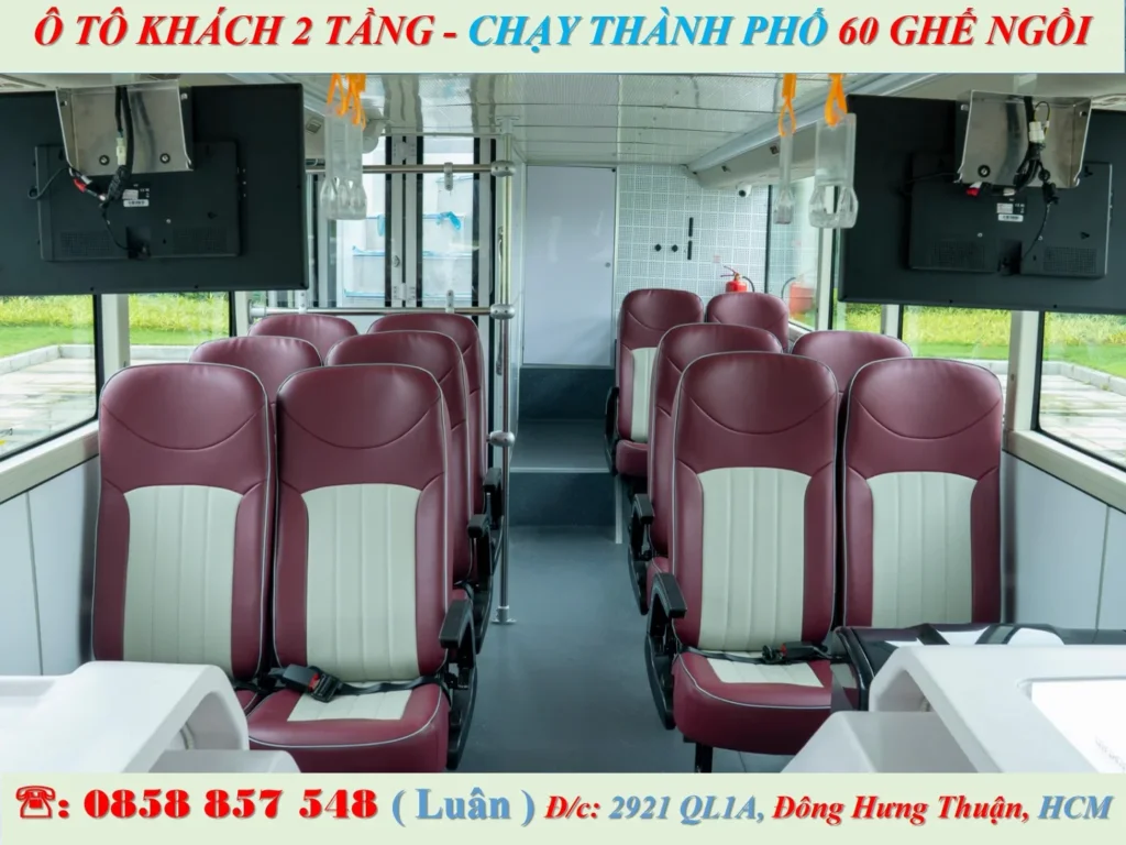 XE BUS 2 TẦNG nội thất 