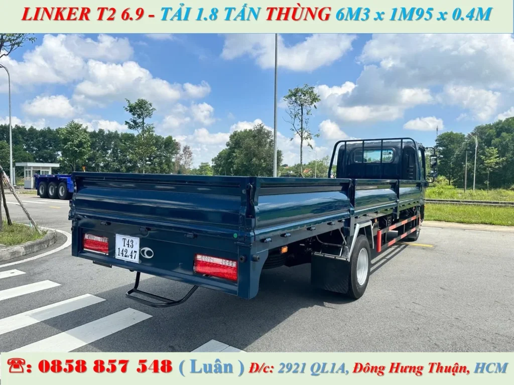 XE TẢI 2 TẤN THÙNG 6M3