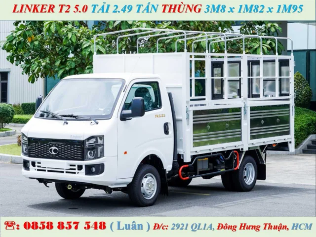 THACO LINKER 2.5 TẤN MUI BẠT