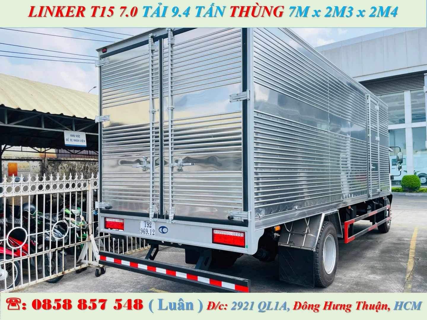 thaco linker t15 7.0 thùng kín