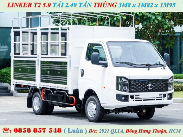 THACO LINKER 2.5 TẤN MUI BẠT