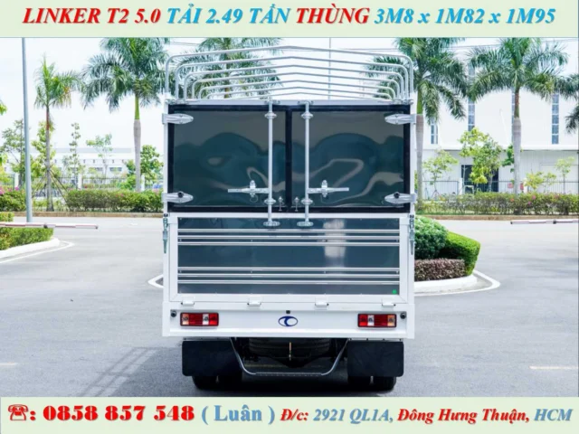 THACO LINKER 2.5 TẤN MUI BẠT