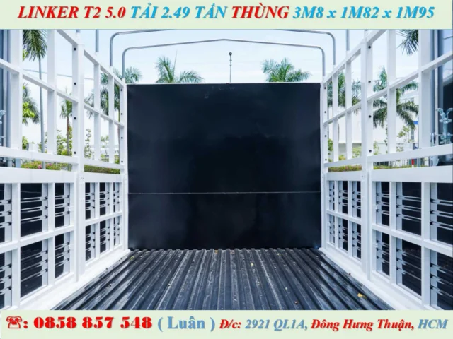 THACO LINKER 2.5 TẤN MUI BẠT