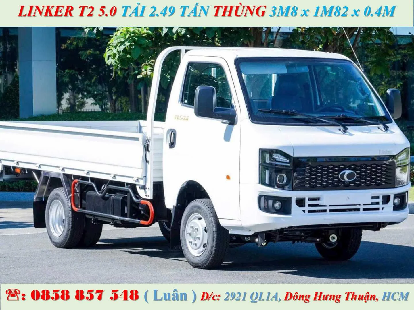THACO LINKER 2.5 TẤN THÙNG LỬNG