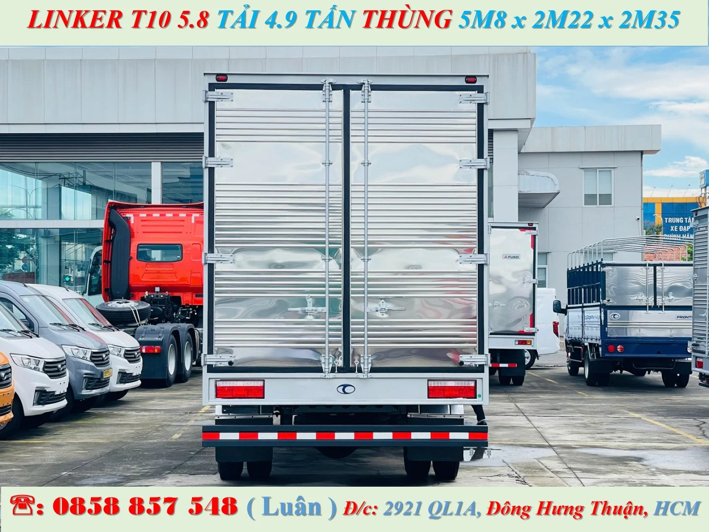 THACO LINKER T10 5.8 THÙNG KÍN 5 TẤN DÀI 5M8 CAO 2M35 - Ảnh 8