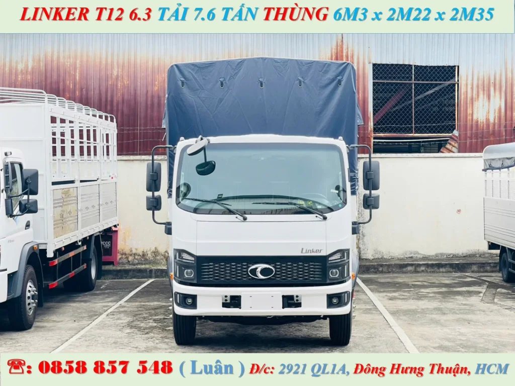 thaco linker t12 6.3 mui bạt